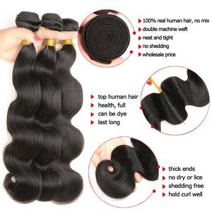 💥Body Wave 100% Human Hair Bundles💥NWT